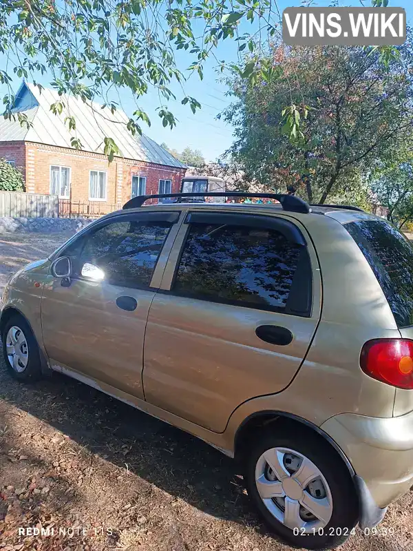 Хэтчбек Daewoo Matiz 2006 0.8 л. Ручная / Механика обл. Сумская, Ахтырка - Фото 1/10