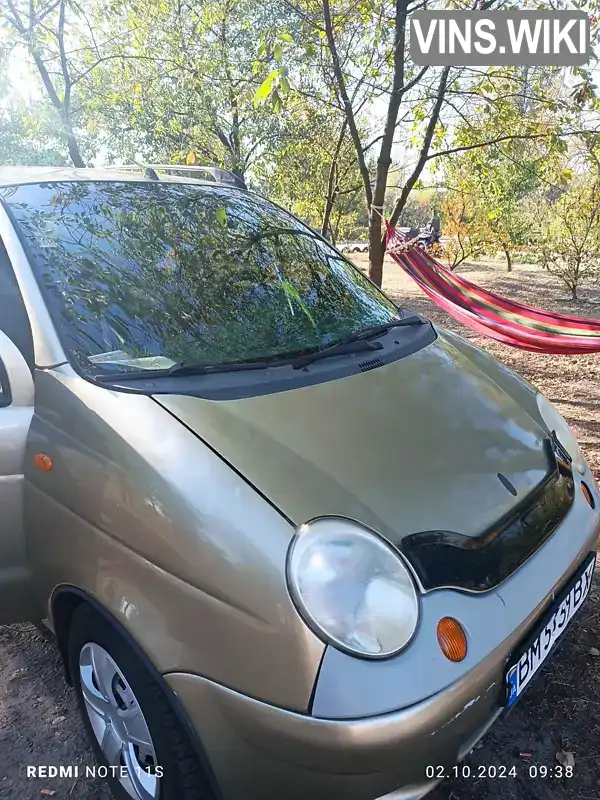 XWB4A11BD6A073581 Daewoo Matiz 2006 Хэтчбек 0.8 л. Фото 4