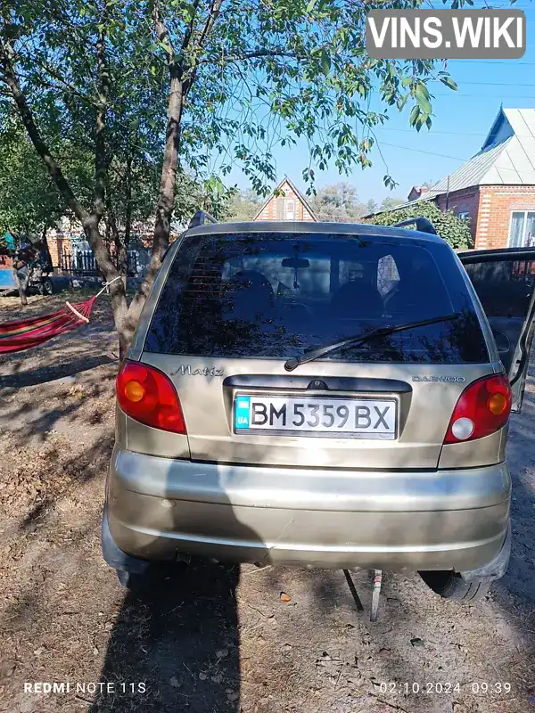 XWB4A11BD6A073581 Daewoo Matiz 2006 Хэтчбек 0.8 л. Фото 6