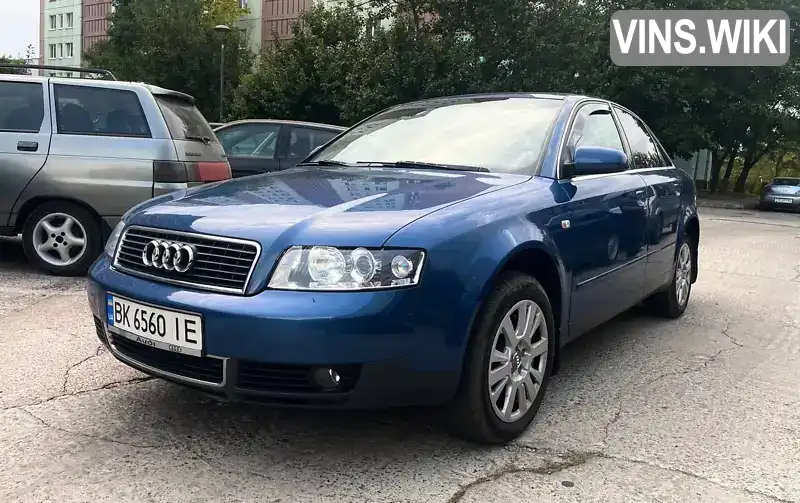 Седан Audi A4 2002 1.78 л. Ручная / Механика обл. Ровенская, Вараш (Кузнецовск) - Фото 1/9