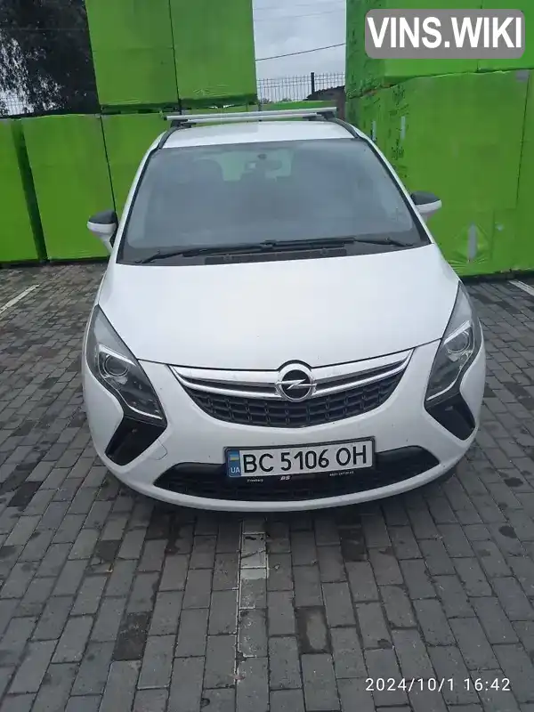 Минивэн Opel Zafira Tourer 2013 1.4 л. Ручная / Механика обл. Львовская, Червоноград - Фото 1/15