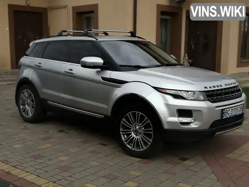 Внедорожник / Кроссовер Land Rover Range Rover Evoque 2011 2 л. Автомат обл. Ивано-Франковская, Ивано-Франковск - Фото 1/21