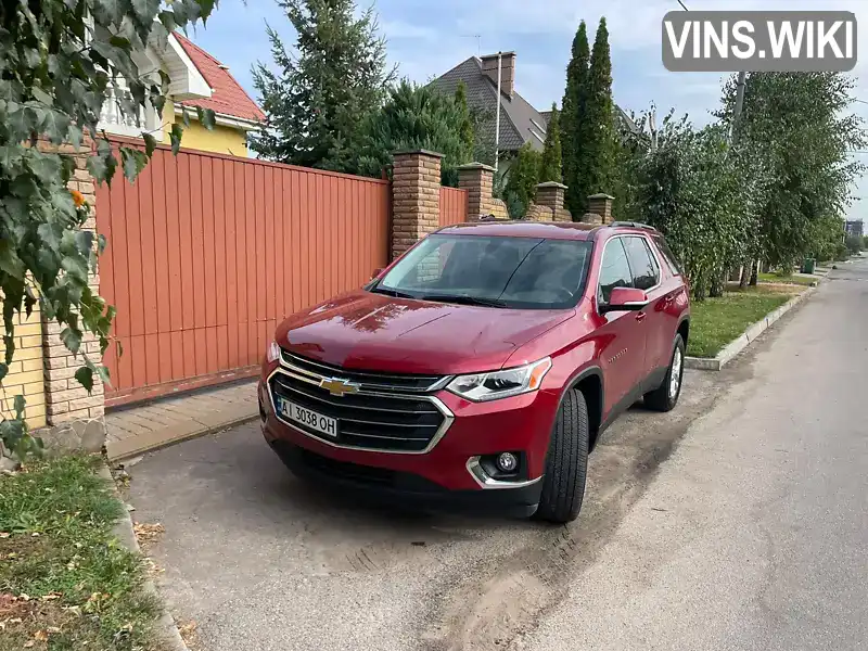 Позашляховик / Кросовер Chevrolet Traverse 2020 3.56 л. Автомат обл. Київська, Київ - Фото 1/14