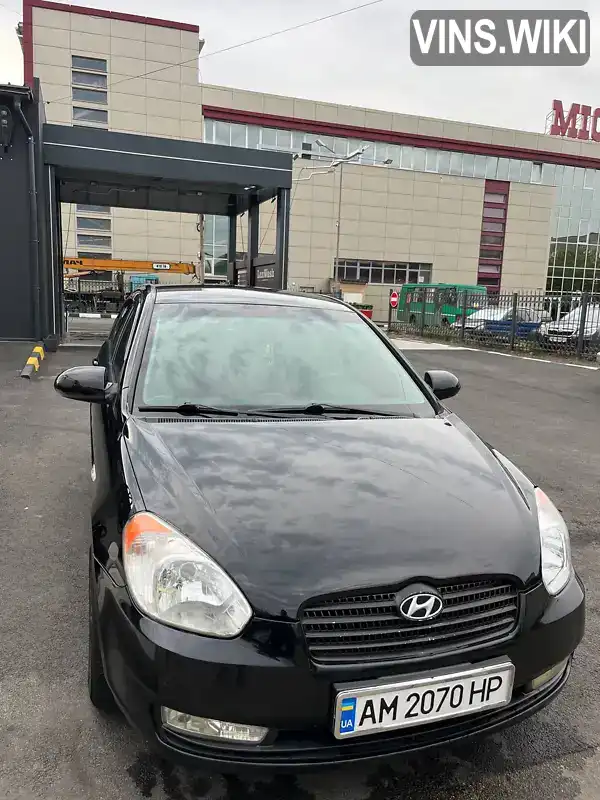 Седан Hyundai Accent 2008 1.49 л. Ручная / Механика обл. Житомирская, Коростень - Фото 1/6