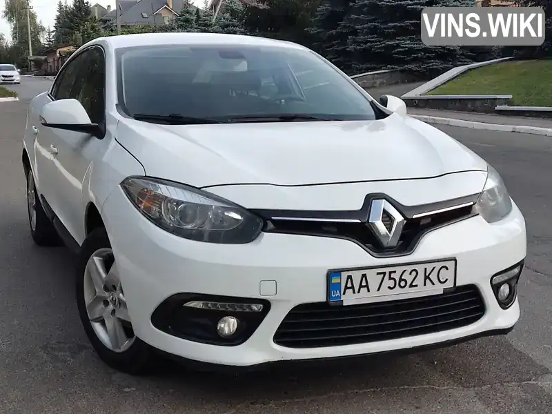 Седан Renault Fluence 2015 1.6 л. Ручная / Механика обл. Киевская, Киев - Фото 1/16