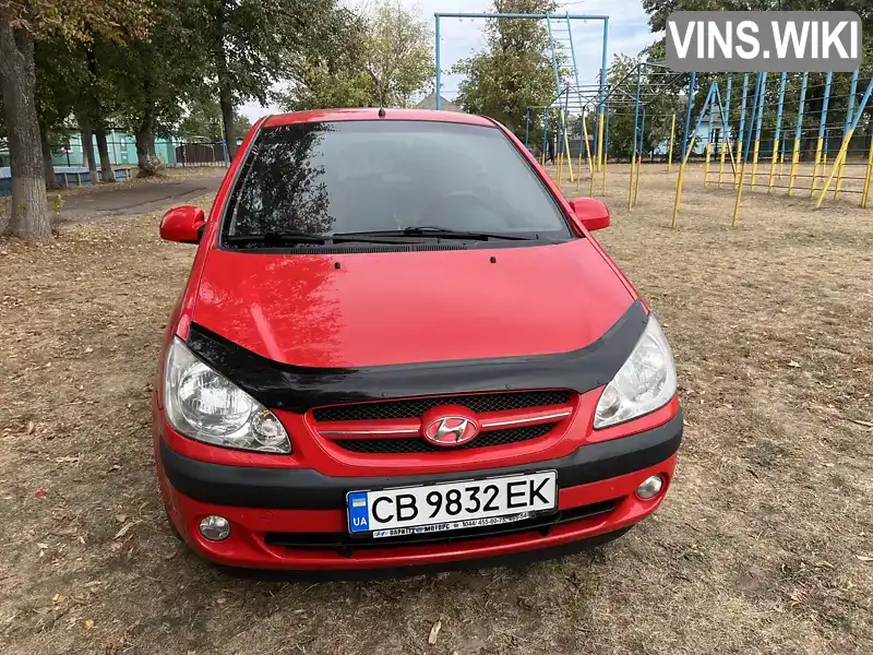 Хетчбек Hyundai Getz 2007 1.4 л. Ручна / Механіка обл. Чернігівська, Прилуки - Фото 1/15