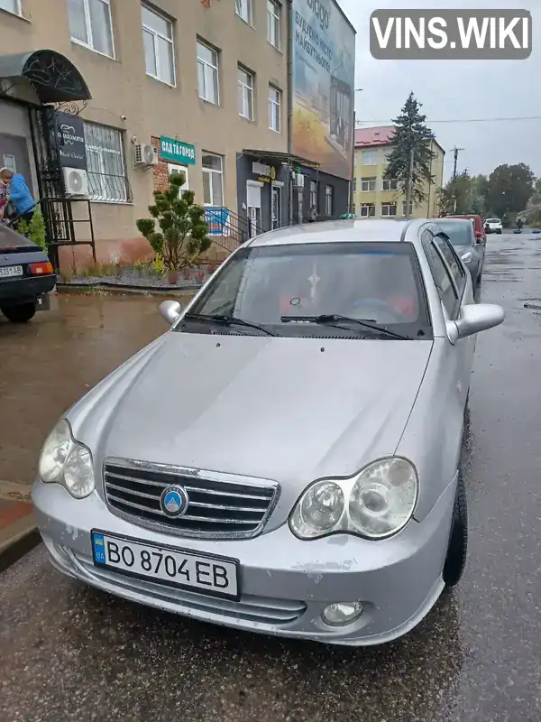 Седан Geely CK 2011 1.5 л. Ручная / Механика обл. Тернопольская, Монастыриска - Фото 1/10