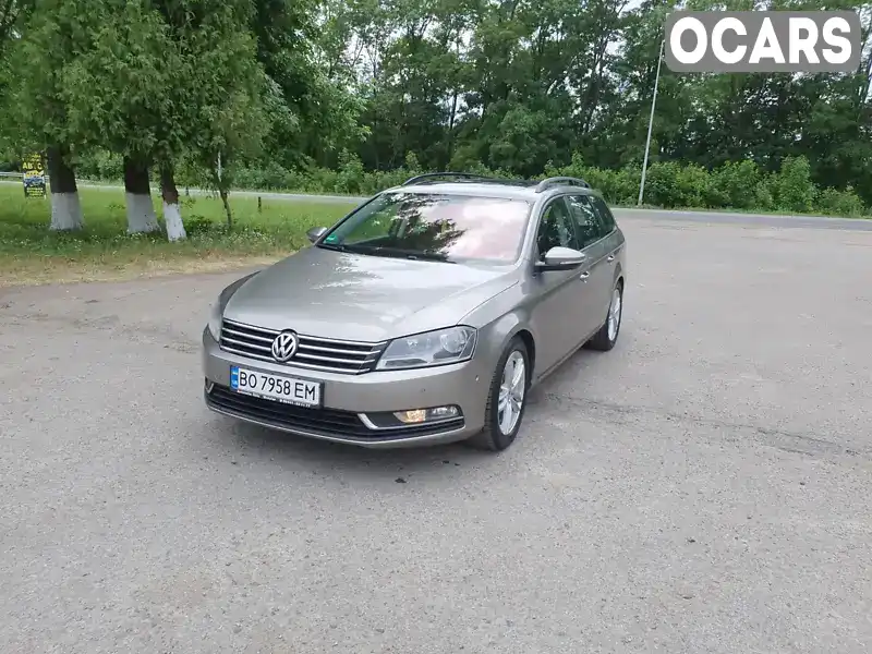 Універсал Volkswagen Passat 2013 1.97 л. Ручна / Механіка обл. Тернопільська, Заліщики - Фото 1/21