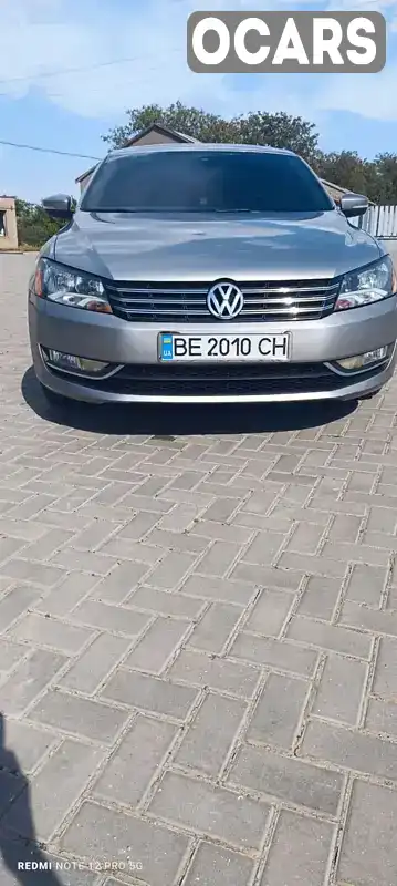 Седан Volkswagen Passat 2013 2.5 л. Автомат обл. Миколаївська, Нова Одеса - Фото 1/19