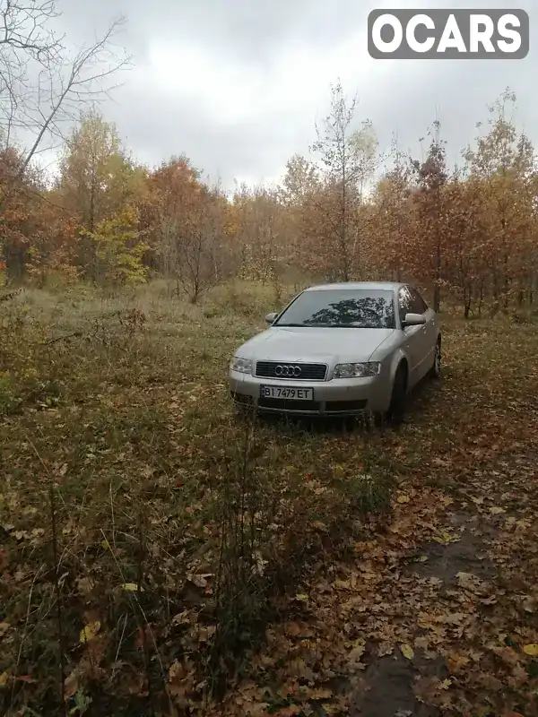 Седан Audi A4 2001 1.6 л. Ручна / Механіка обл. Полтавська, Лубни - Фото 1/5