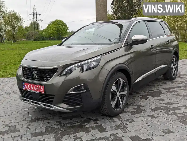 Позашляховик / Кросовер Peugeot 5008 2018 2 л. Автомат обл. Львівська, Львів - Фото 1/21