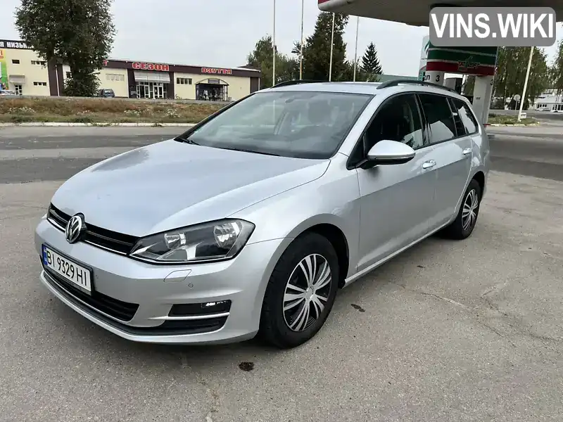 Універсал Volkswagen Golf 2014 1.6 л. Ручна / Механіка обл. Полтавська, Хорол - Фото 1/21