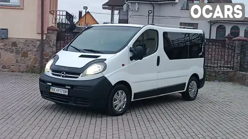 Мінівен Opel Vivaro 2005 1.9 л. Ручна / Механіка обл. Рівненська, Сарни - Фото 1/21