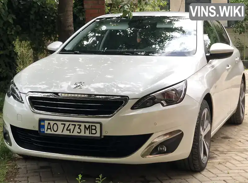 Хэтчбек Peugeot 308 2014 1.56 л. Ручная / Механика обл. Закарпатская, Ужгород - Фото 1/21