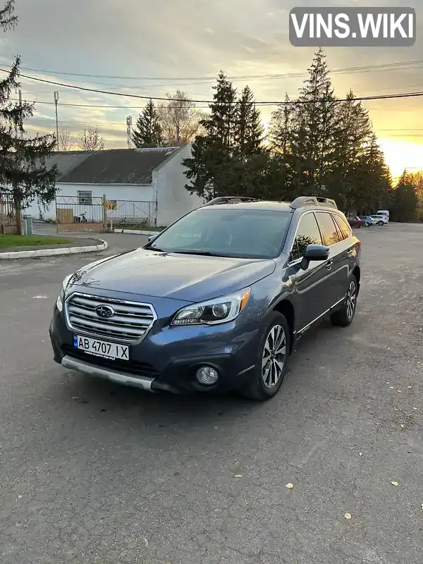 Універсал Subaru Outback 2017 2.5 л. Варіатор обл. Вінницька, Вінниця - Фото 1/21