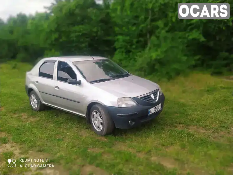 Седан Dacia Logan 2006 1.39 л. Ручная / Механика обл. Закарпатская, Мукачево - Фото 1/12