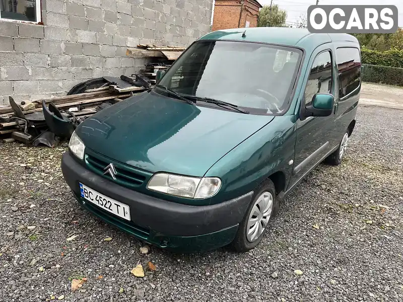 Мінівен Citroen Berlingo 2000 1.9 л. Ручна / Механіка обл. Львівська, Дрогобич - Фото 1/9