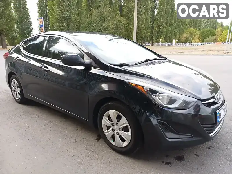 Седан Hyundai Elantra 2015 1.8 л. Ручна / Механіка обл. Полтавська, Кременчук - Фото 1/12