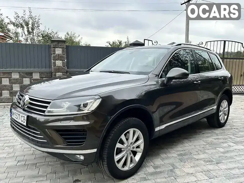 Позашляховик / Кросовер Volkswagen Touareg 2017 2.97 л. обл. Житомирська, Бердичів - Фото 1/19