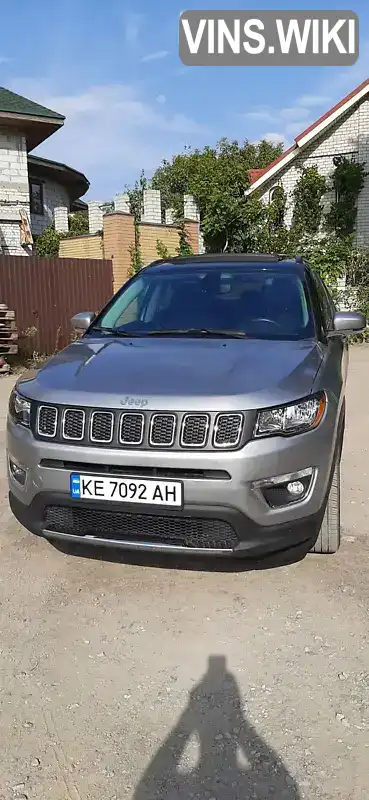 Позашляховик / Кросовер Jeep Compass 2020 2.4 л. Автомат обл. Дніпропетровська, Дніпро (Дніпропетровськ) - Фото 1/21