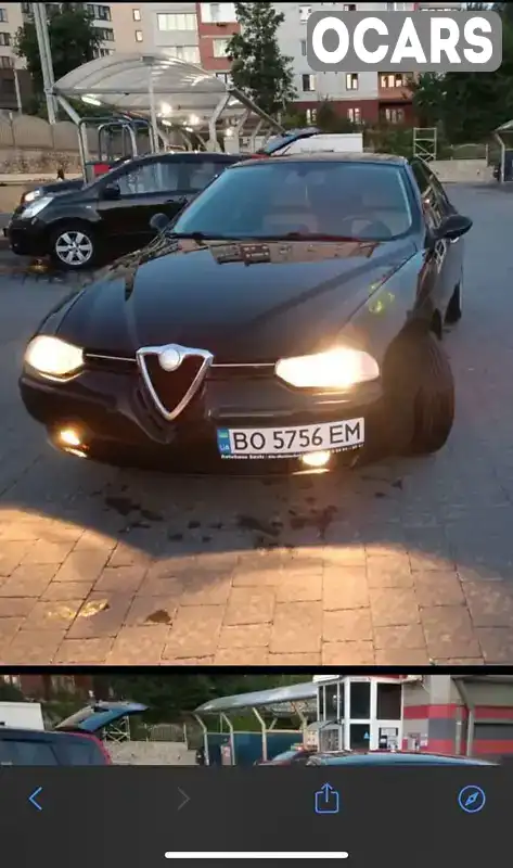 Седан Alfa Romeo 156 2002 1.97 л. Ручная / Механика обл. Черновицкая, Черновцы - Фото 1/7