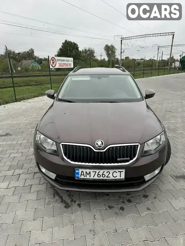 Універсал Skoda Octavia 2015 1.6 л. Ручна / Механіка обл. Житомирська, Звягель - Фото 1/21