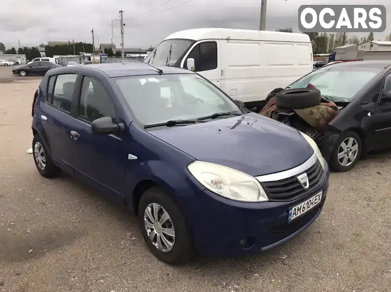 Хетчбек Dacia Sandero 2009 1.39 л. Ручна / Механіка обл. Київська, Біла Церква - Фото 1/9