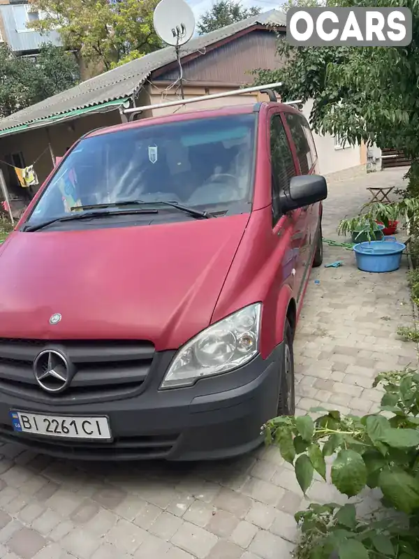 Мінівен Mercedes-Benz Vito 2012 2.14 л. Ручна / Механіка обл. Полтавська, Полтава - Фото 1/10