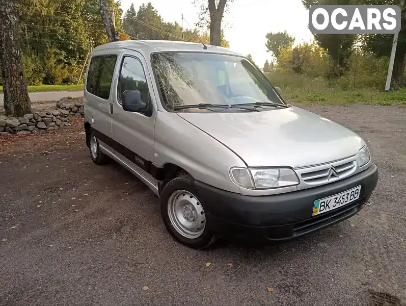 Мінівен Citroen Berlingo 2000 1.9 л. Ручна / Механіка обл. Рівненська, Радивилів - Фото 1/21