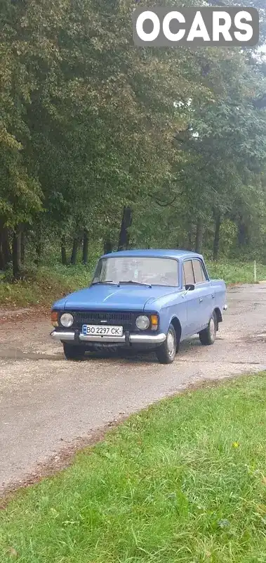 Седан ИЖ 412 ИЭ 1984 1.5 л. Ручная / Механика обл. Тернопольская, location.city.pochaiv - Фото 1/9