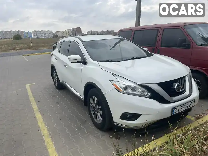 Позашляховик / Кросовер Nissan Murano 2016 3.5 л. Варіатор обл. Полтавська, Полтава - Фото 1/12