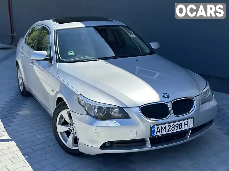 Седан BMW 5 Series 2003 2.2 л. Ручна / Механіка обл. Житомирська, Звягель - Фото 1/19