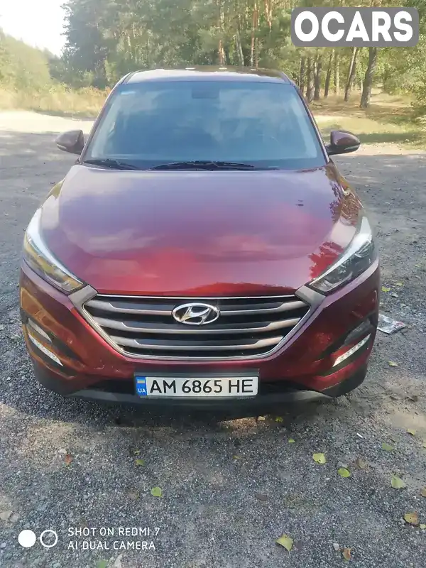 Позашляховик / Кросовер Hyundai Tucson 2016 2 л. Автомат обл. Житомирська, Житомир - Фото 1/6