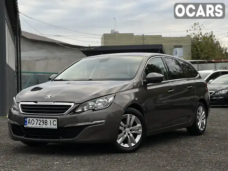 Універсал Peugeot 308 2015 1.56 л. Ручна / Механіка обл. Закарпатська, Ужгород - Фото 1/21