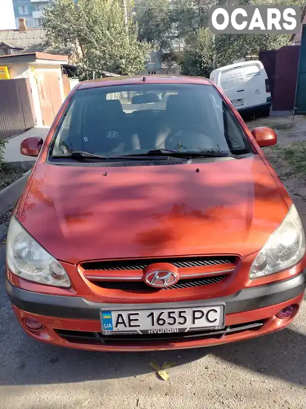 Хетчбек Hyundai Getz 2007 1.4 л. Автомат обл. Дніпропетровська, Дніпро (Дніпропетровськ) - Фото 1/13