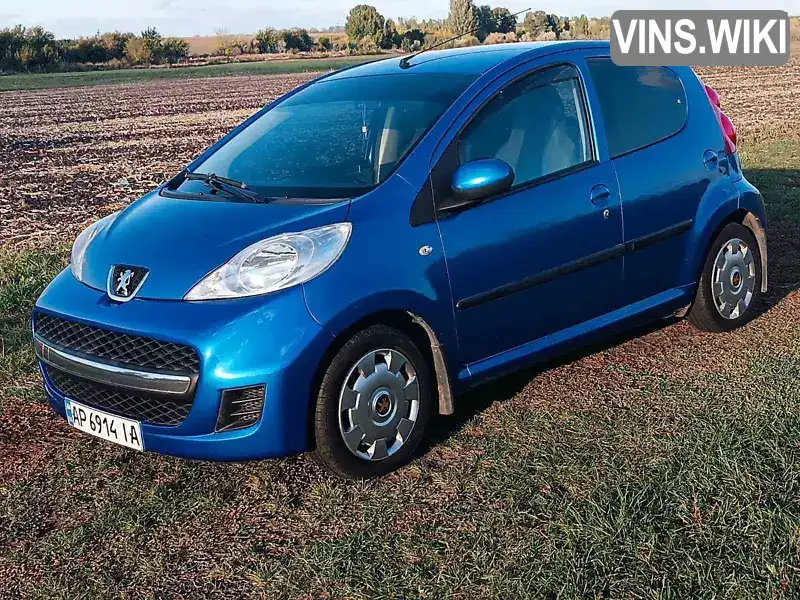 Хэтчбек Peugeot 107 2011 1 л. Ручная / Механика обл. Запорожская, Запорожье - Фото 1/15