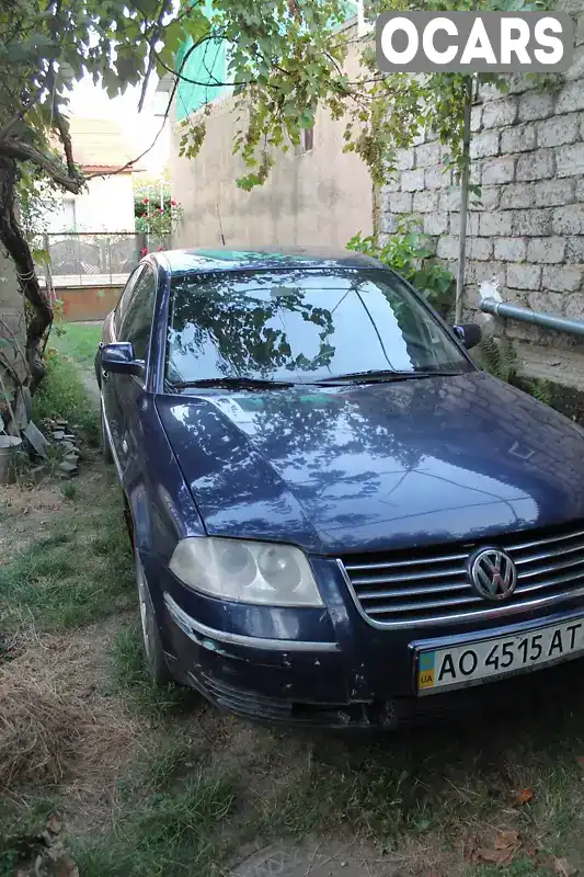 Седан Volkswagen Passat 2001 1.78 л. Ручна / Механіка обл. Закарпатська, Виноградів - Фото 1/12