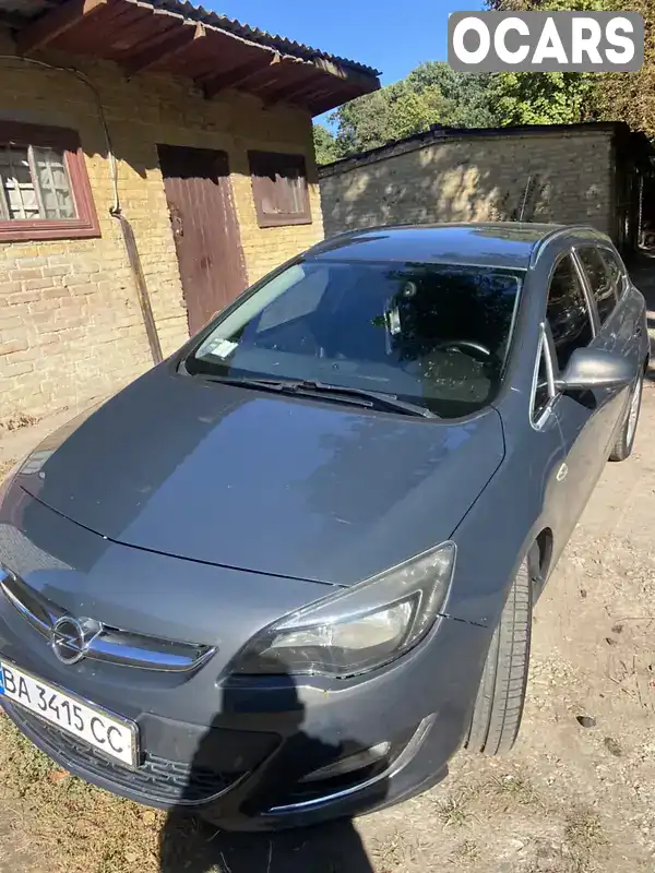 W0LPE8EK6D8073842 Opel Astra 2013 Універсал 1.69 л. Фото 1