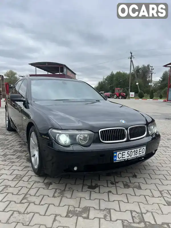 Седан BMW 7 Series 2003 3 л. Автомат обл. Чернівецька, Чернівці - Фото 1/21