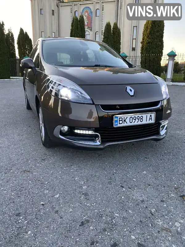 Мінівен Renault Scenic 2012 1.5 л. Автомат обл. Рівненська, Дубно - Фото 1/21