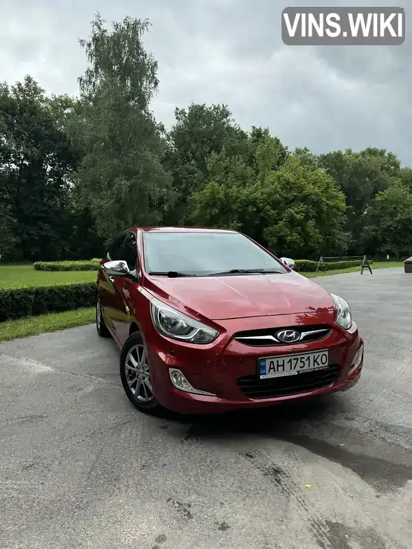 Седан Hyundai Accent 2013 1.4 л. Автомат обл. Чернігівська, Чернігів - Фото 1/21