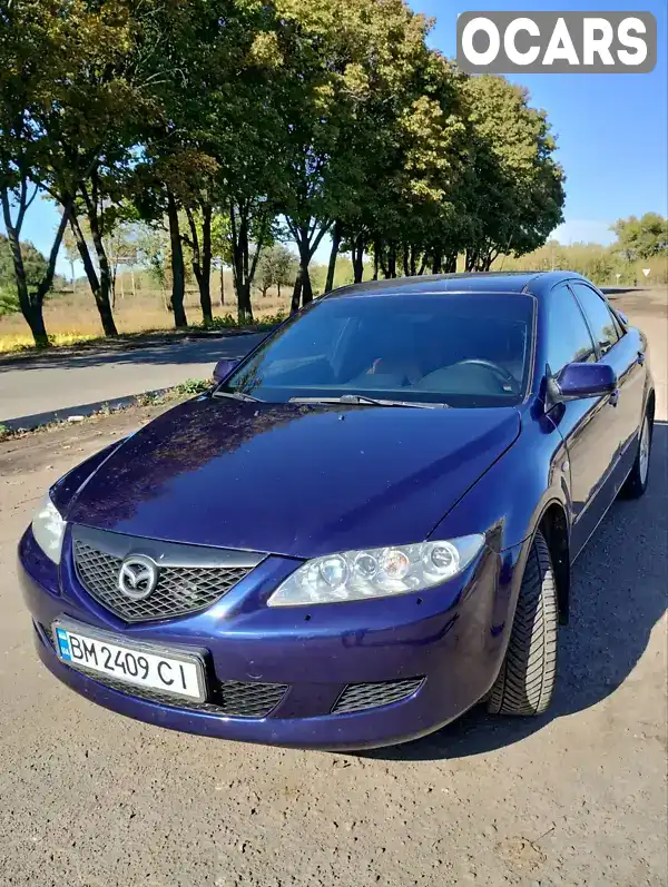 Седан Mazda 6 2003 2 л. Ручна / Механіка обл. Сумська, Конотоп - Фото 1/13