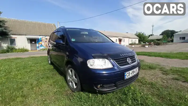 Мінівен Volkswagen Touran 2005 1.97 л. Ручна / Механіка обл. Чернігівська, Прилуки - Фото 1/14