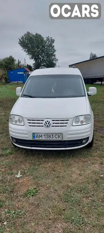 Мінівен Volkswagen Caddy 2009 1.9 л. Ручна / Механіка обл. Житомирська, Бердичів - Фото 1/21