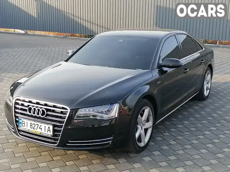 Седан Audi A8 2012 2 л. Автомат обл. Полтавська, Полтава - Фото 1/21