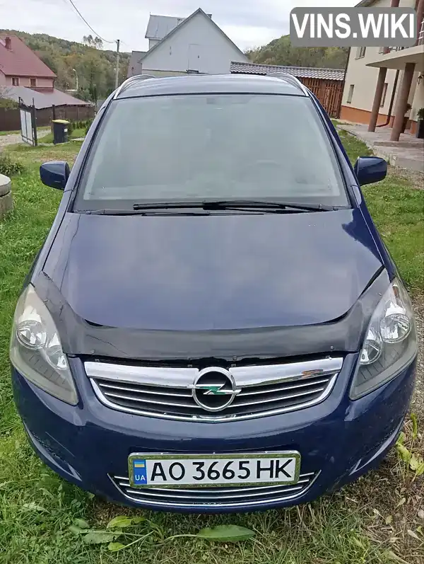 Мінівен Opel Zafira 2011 1.69 л. Ручна / Механіка обл. Закарпатська, location.city.bilovartsi - Фото 1/13