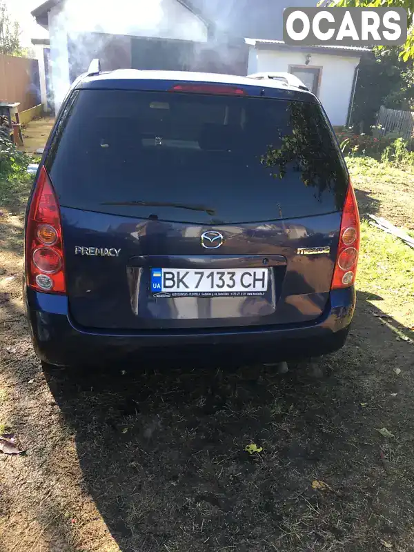 Мінівен Mazda Premacy 2002 2 л. Ручна / Механіка обл. Рівненська, Вараш (Кузнецовськ) - Фото 1/10