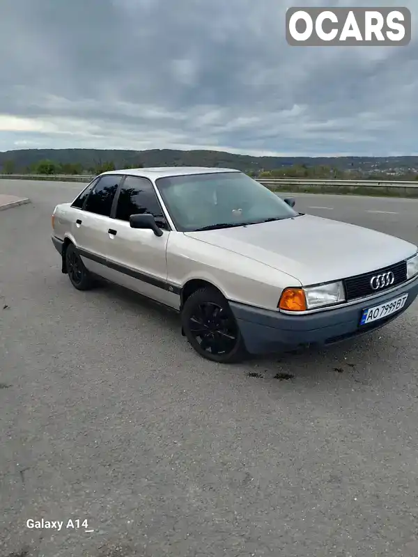 Седан Audi 80 1989 1.78 л. Ручна / Механіка обл. Закарпатська, Виноградів - Фото 1/21