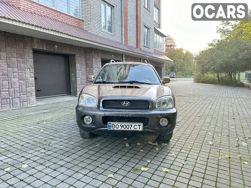 Позашляховик / Кросовер Hyundai Santa FE 2001 2 л. Ручна / Механіка обл. Тернопільська, Чортків - Фото 1/14