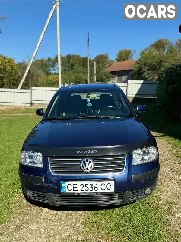 Універсал Volkswagen Passat 2002 1.9 л. Ручна / Механіка обл. Чернівецька, Сторожинець - Фото 1/16